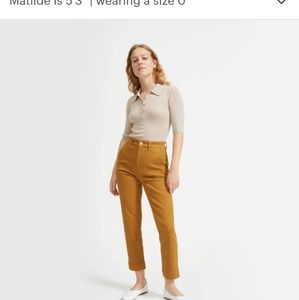 Everlane slim leg crop pants